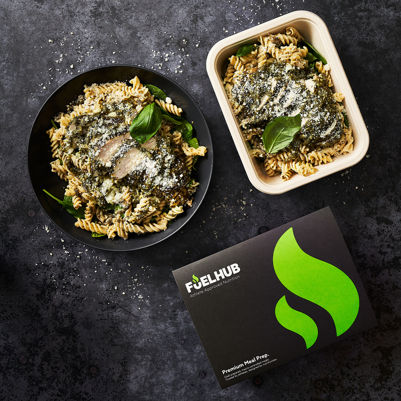 Chicken Pesto Pasta with Rocket & Parmesan
