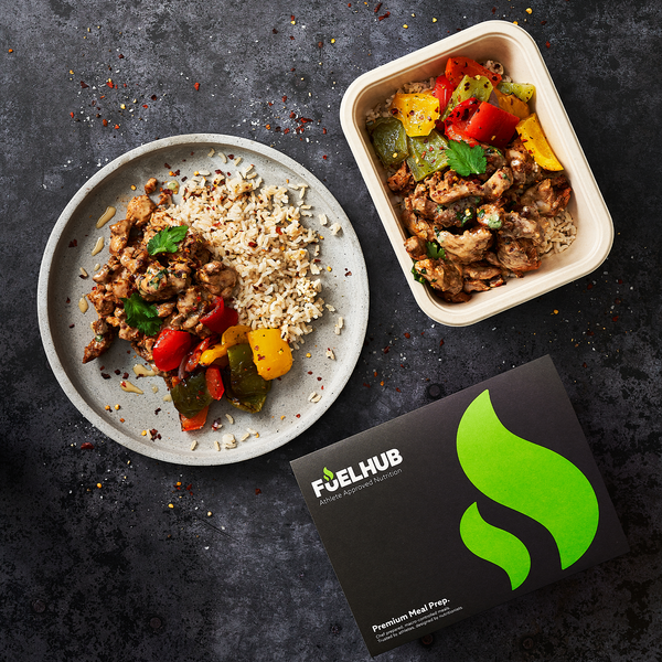Chicken Shawarma with Wholegrain Rice & Roasted Peppers