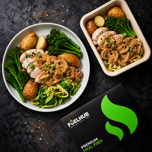 Chicken & Peppercorn Sauce roasted potatoes savoy cabbage & tenderstem broccoli