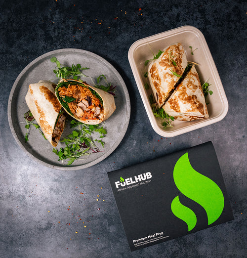 Shawarma Chicken burrito rice beans tahini sauce