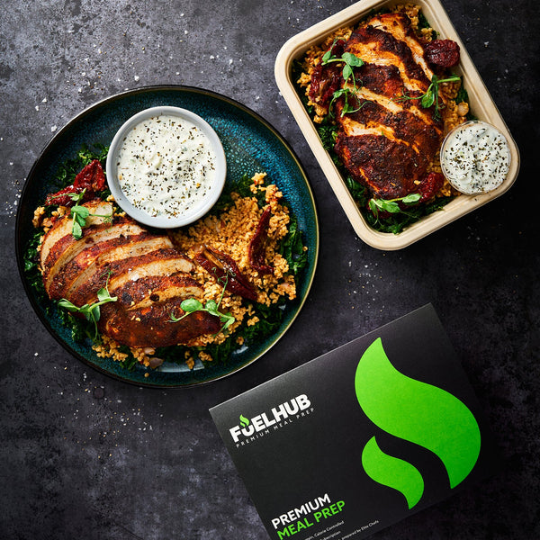 Greek Chicken Tabbouleh with Kale & Tzatziki