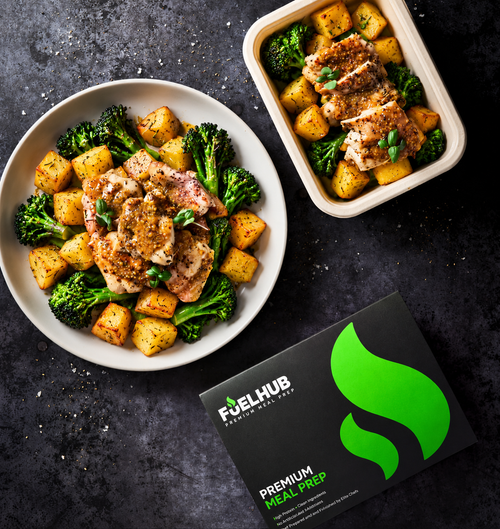 Maple & Mustard Chicken Thigh with parmentier potatoes & broccoli